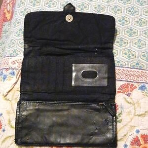 Never Used Black n White Clutch Purse